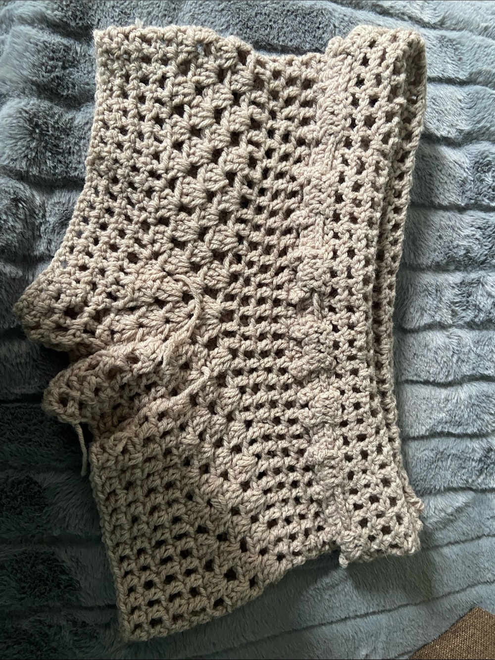 Handmade crochet bikini cover up shorts